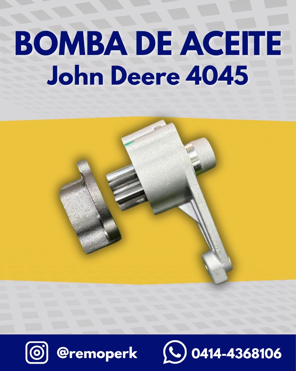 Bomba de aceite John Deere 4045